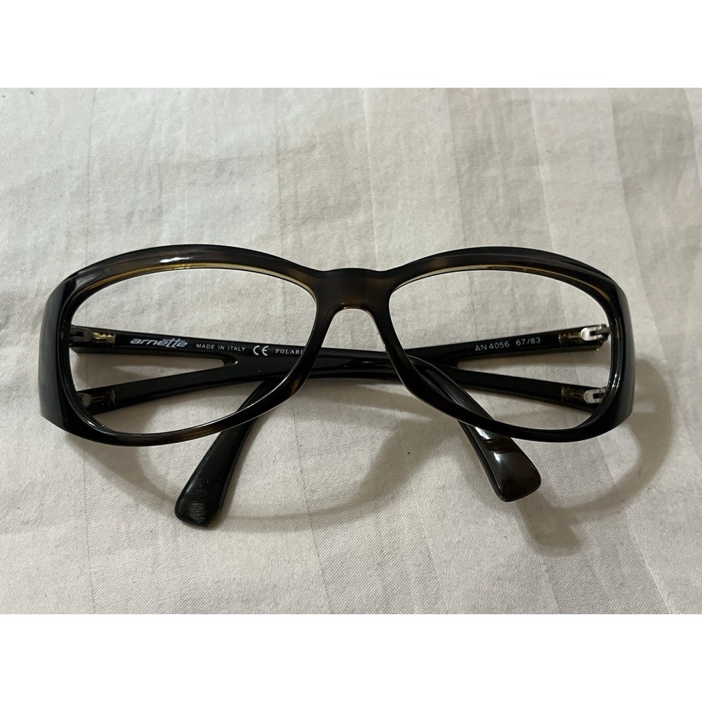 ARNETTE  AN 4056 67/83 Brown Sunglasses FRAMES Brown Fade Wrap Frame Italy